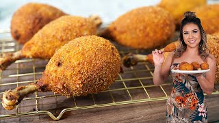 How To Make the BEST CRISPY CHICKEN POTATO DRUMSTICKS | Fried Chicken Recipe