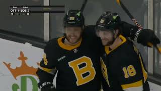 David Pastrnak 2 goal game Boston Bruins vs Ottawa Senators 2/20/23