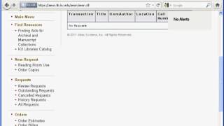 Requesting Materials from Spencer Research Library