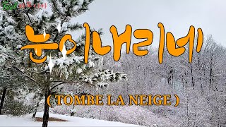 Feel하모니카연주 - 눈이내리네 - 김추자 -샹송 -Tombe la neige - Adano - 트레몰로하모니카 -F#m,A조