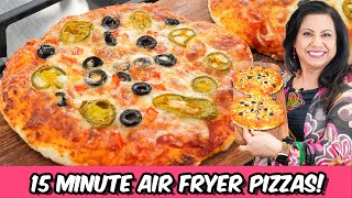 15 Minute Air Fryer Pizza From Scratch Recipe in Urdu Hindi - RKK