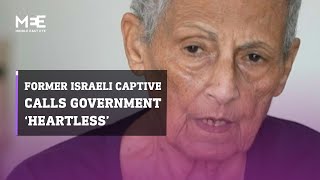 Former Israeli captive expresses anger at ‘heartless’ government for failing to save her husband