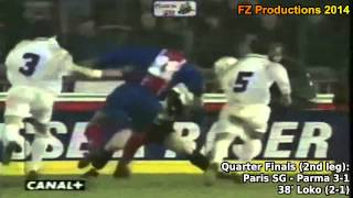 1995-1996 Cup Winners' Cup: Paris St.Germain FC All Goals (Road to Victory)