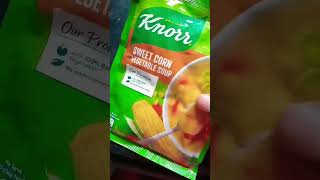 knorr sweet corn 🌽 vegetable soup #food #foodchannel