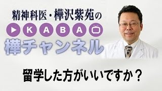 留学経験者が語る留学の本当のメリット【精神科医・樺沢紫苑】