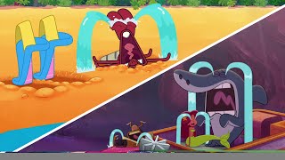 ZIG e SHARKO ✨TEMPORADA 4 🌴 Ajuda! | Zig e Sharko Brasil | Desenho Animado em português