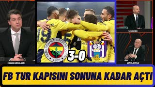 Fenerbahçe  3-0 Anderlecht Maç Sonu-FB Tur Kapısını Açtı.