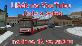 Simt Simulator - Ježdění a pokec na lince 15 ve sněhu