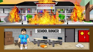 I Built Secret SCHOOL BUNKER In Brookhaven RP..