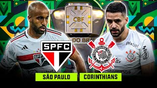 SÃO PAULO X CORINTHIANS AO VIVO COM IMAGEM | Semi Final - Copa do Brasil 2023 | Jogo de Hoje ⚽🎬
