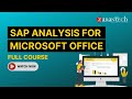 SAP Analysis for Microsoft Office Full Course | ZaranTech