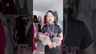 MWFur Fox Fur Slap on Cuffs Genuine Fox Fur Wrist Lush and Silky Fox Fur Cuffs on Sweater Jacket Fur