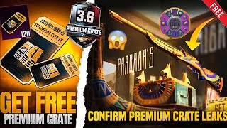 😱 Premium Crate Confirm Leaks Is Here | Old Upgraded Pharaoh M24 Skin In 3.6 Update Premium |PUBGM