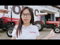 delivery of tractorco s rotary mower and 2 units of massey ferguson tractor to mindanao