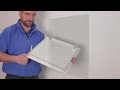 system b2 – removable access panel wall installation