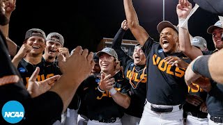 All 7 Tennessee homers vs. Evansville in college baseball super regional clinche