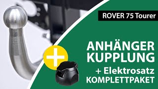 Anhängerkupplung abnehmbar ROVER 75 Tourer  | GDW Komplettsatz + Montage von Rameder