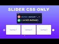 create css only carousel swipers with ::scroll-button and ::scroll-marker