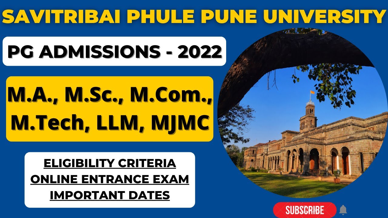 PG ADMISSIONS - 2022 | PUNE UNIVERSITY ADMISSIONS - 2022 #sppu # ...