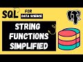 STRING FUNCTIONS in SQL | Tutorial 17 | SQL-Data Science Tutorials for Absolute Beginners