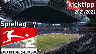 7. Spieltag | 2. Bundesliga 21/22