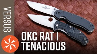 Modern Classic Folders: Spyderco Tenacious vs Ontario RAT 1 | KnifeCenter Reviews