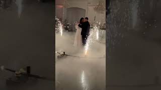 Fireworks bridal waltz goes crazy!!! Wedding at vogue ballroom.