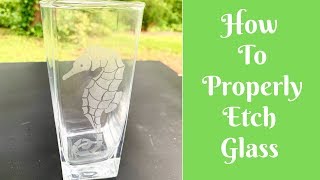 Everyday Crafting: How To Properly Etch Glass With Armour Etch