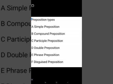 What is preposition and examples?