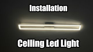 LIVARNO home LED Ceiling light Installation Dimming Setting #ledlights #lidl