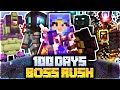 I Survived 100 Days in a MODDED BOSS RUSH...