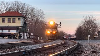 NS Grain (w/ Ex-BNSF MAC), NS Manifest, & Shortened NS Autorack | FINALE of Andrew’s Marion, OH Trip