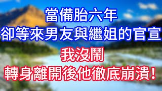 【完結】當備胎六年，卻等來男友與繼姐的官宣，我沒鬧，轉身離開後他徹底崩潰！#情感故事 #生活經驗 #老年生活 #為人處世 #心聲新語