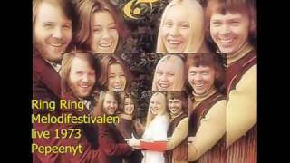 Annifrid Benny Björn And Agnetha Swedish Song Contest 1973  Live