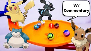 EPIC Pokemon Marble Race: TAG-TEAM Pokemon Battle | Pokemon Rush