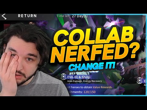 WHY DID THEY NERF THE COLLAB EVENT! Eternal Evolution
