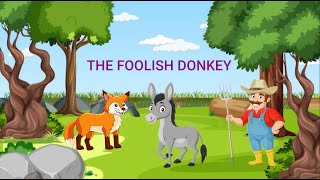 The Foolish Donkey Story in English | Moral story for kids | Lucky Kids Tube