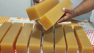 Glycerin soap with more oil used than super hard and foaming tallow better soap with alcohol