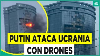 Rusia ataca a Ucrania con drones: Putin prometió más destrucción