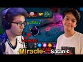 Miracle- goes 1V5 INVOKER God to fight SATANIC in High Ranked..