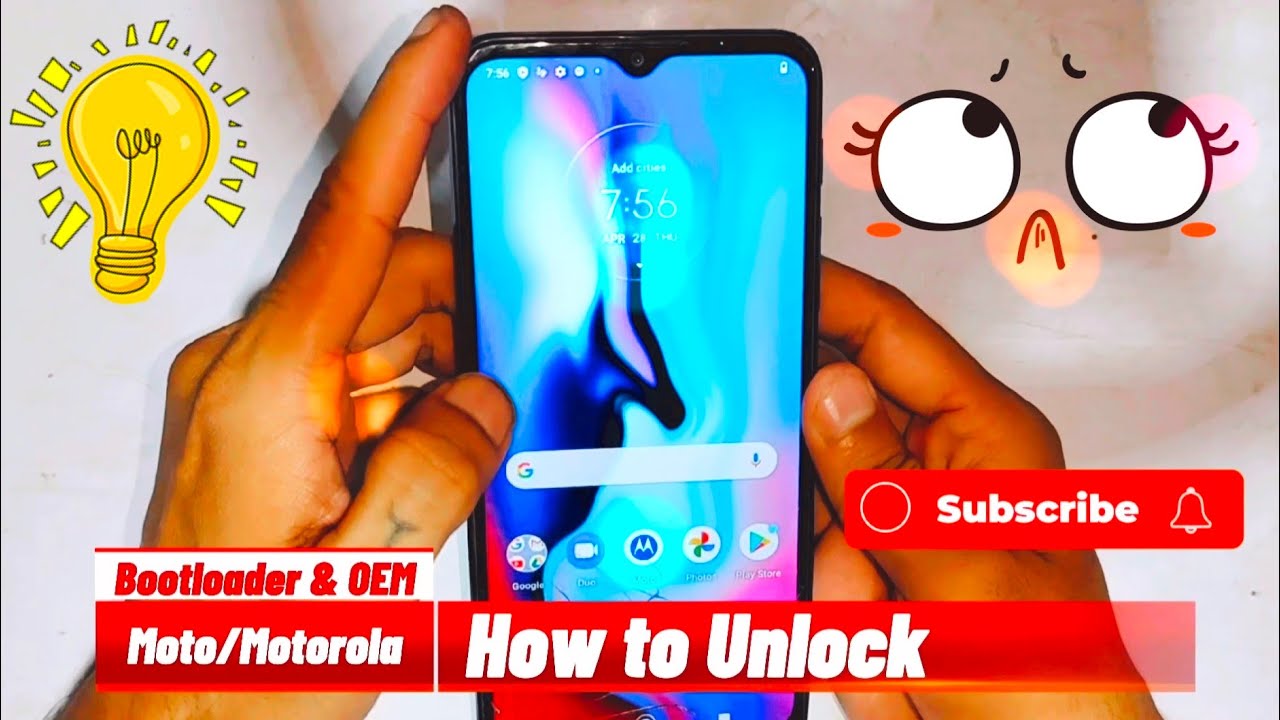 Unlock Motorola Bootloader & OEM Without PC 2022 | Moto Bootloader ...