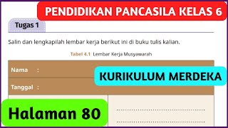 Kunci Jawaban Pendidikan Pancasila Kelas 6 Halaman 80 Kurikulum Merdeka Tugas 1