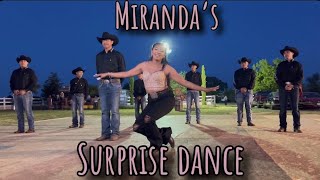 Miranda’s surprise dance