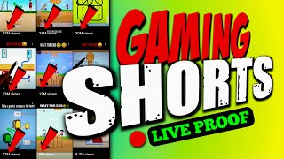 🔴Live Proof Gaming SHORTS BOOM 💥 Gaming shorts viral kaise kare 2023 ! shorts viral tips and tricks