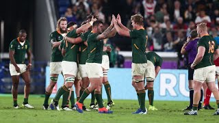 The Springboks reach the final of the 2019 Rugby World cup 🏉