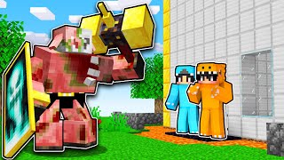 Mutant Zombie Pigman VS The Most Secure Minecraft House