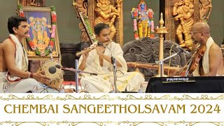 Enna Thavam Seithanai Flute | Chembai Sangeetholsavam 2024 | Guruvayur Ekadeshi