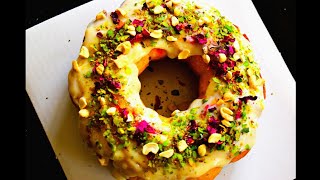 Eggless Rose Pistachio Cake || Trending Cake Recipe || Rose-Pistachio Cake||