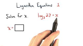 Logarithm Equations Practice 1 - Visualizing Algebra