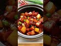 Braised pork with potato China style recipe